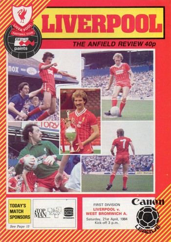 Match programme